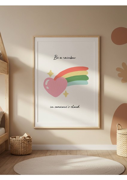 Be A Rainbow Dijital Baskı Poster V2 (Çerçevesiz) fiyatları