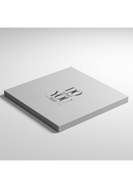 Minimalist “do What You Love” Yazılı Kanvas Tablo – 50X50 cm Modern Duvar Dekoru fırsatları