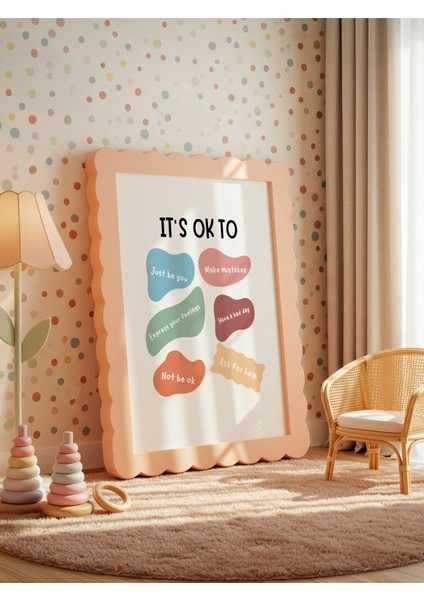 It's Ok To Dijital Baskı Poster V1 (Çerçevesiz) fiyatları