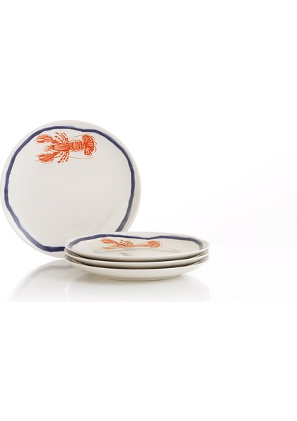 Coastal Living 4 Parça 25 cm Servis Tabağı 3329 fiyatları