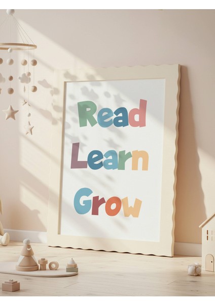Read Learn Grow Dijital Baskı Poster V6 (Çerçevesiz) indirimleri