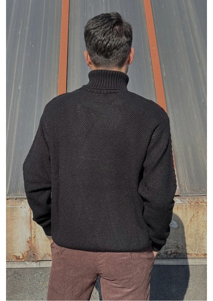 Erkek, Tam Balıkçı Yaka, Yünlü, Old Money Culture, Kazak PLTK16 indirimleri