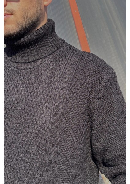 Erkek, Tam Balıkçı Yaka, Yünlü, Old Money Culture, Kazak PLTK16