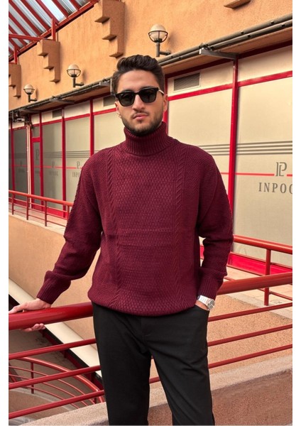 Erkek, Tam Balıkçı Yaka, Yünlü, Old Money Culture, Kazak PLTK16