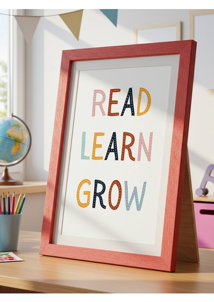 Read Learn Grow Dijital Baskı Poster V8 (Çerçevesiz) indirimleri