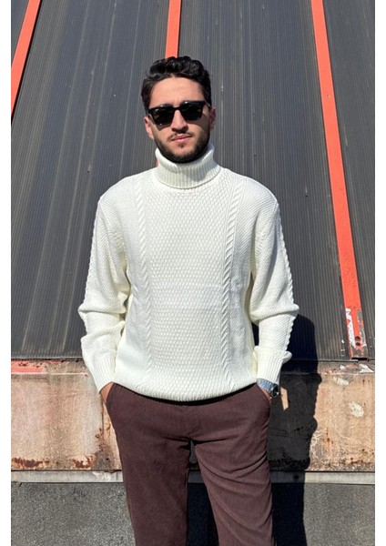 Erkek, Tam Balıkçı Yaka, Yünlü, Old Money Culture, Kazak PLTK16 fırsatları