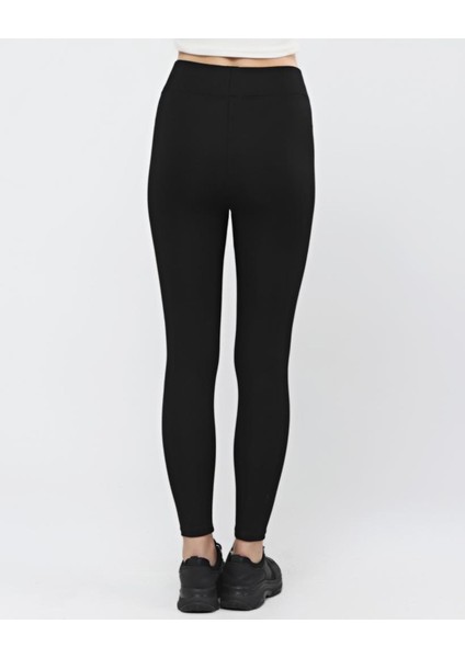 Kadın Siyah Toparlayıcı Sıkılaştırıcı Çelik Örme Tayt fırsatları