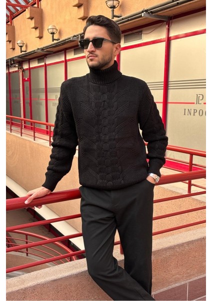 Erkek, Saç Örgü, Tam Balıkçı Yaka, Yünlü, Old Money Culture, Kazak PLTK13 fırsatları