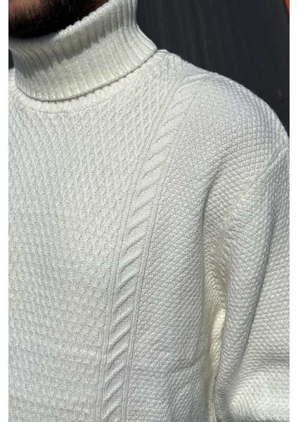 Erkek, Tam Balıkçı Yaka, Yünlü, Old Money Culture, Kazak PLTK16