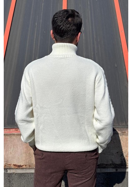 Erkek, Tam Balıkçı Yaka, Yünlü, Old Money Culture, Kazak PLTK16