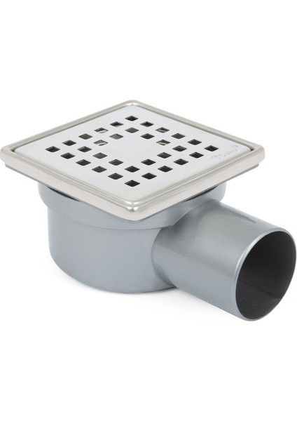 10X10 Paslanmaz Çelik Çerçeveli Sulu/susuz Ø32 Yer Süzgeci