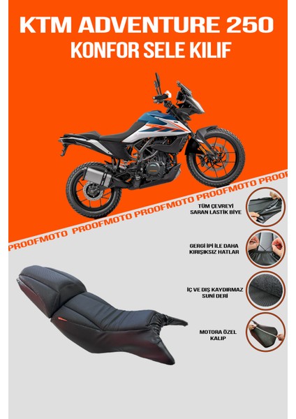 KTM Adventure 250 Konfor Sele Kılıf