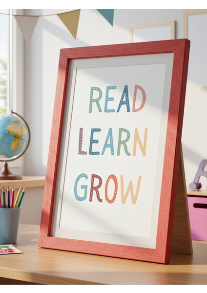 Read Learn Grow Dijital Baskı Poster V9 (Çerçevesiz) fiyatları