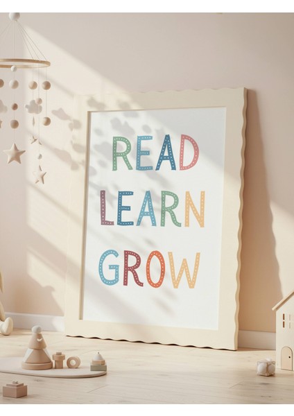 Read Learn Grow Dijital Baskı Poster V9 (Çerçevesiz) modelleri
