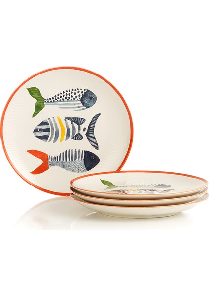 Coastal Living 4 Parça 25 cm Servis Tabağı fiyatları