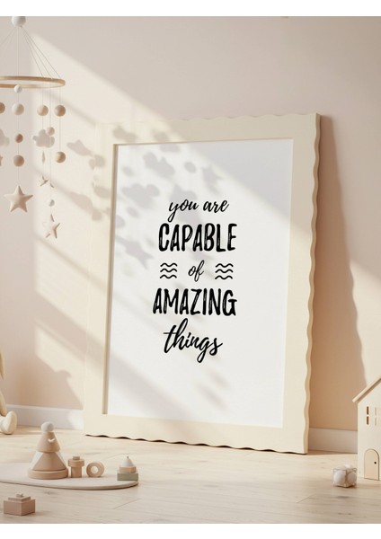 Capable Amazing Dijital Baskı Poster (Çerçevesiz) indirimleri