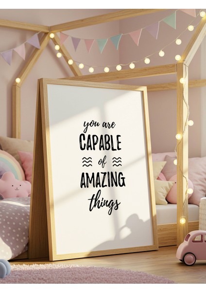 Capable Amazing Dijital Baskı Poster (Çerçevesiz)
