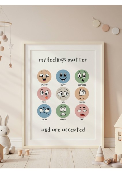 My Feelings Matter Dijital Baskı Poster V3 (Çerçevesiz)