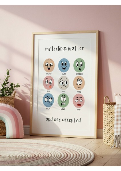 My Feelings Matter Dijital Baskı Poster V3 (Çerçevesiz) fiyatları