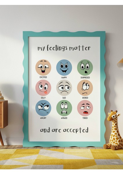 My Feelings Matter Dijital Baskı Poster V3 (Çerçevesiz) modelleri