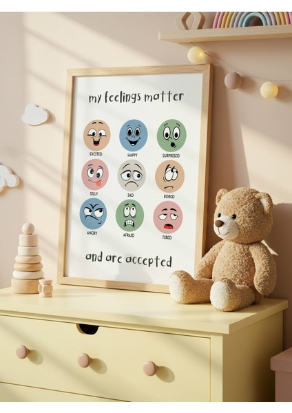 My Feelings Matter Dijital Baskı Poster V3 (Çerçevesiz) indirimleri