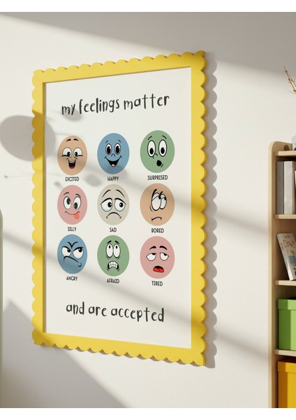 My Feelings Matter Dijital Baskı Poster V3 (Çerçevesiz)