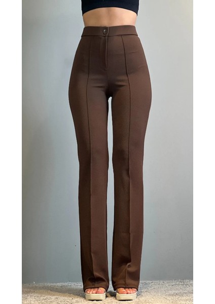 Krep Kumaş Likralı Kadın Palazzo Pantolon 3'lü Set fiyatları