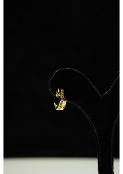 Zirkon Taşlı Minimal Çelik Küpe fırsatları