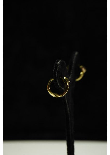 Zirkon Taşlı Minimal Çelik Küpe indirimleri