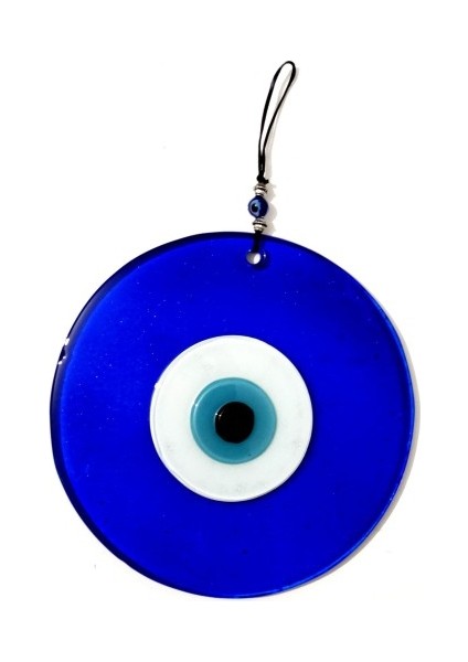 Mavi Renk 16 Santimetre El Yapımı Nazar Boncuğu Duvar Süsü fiyatları