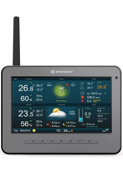 , Wi-Fi Hd Tft 7-In-1 Profesyonel Hava Durumu Istasyonu indirimleri