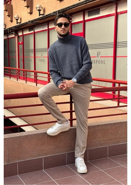 Erkek, Tam Balıkçı Yaka, Yünlü, Old Money Culture, Kazak PLTK16 fırsatları