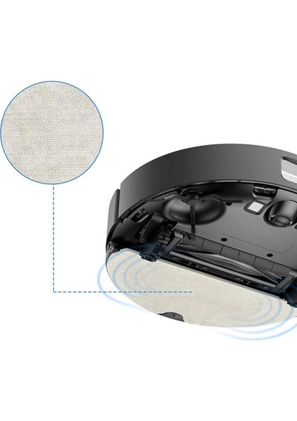 8 Dream D10S D10S Pro D9 Max F9 Pro Robot Vakum Süpürücü Yıkanabilir Yeniden Kullanılabilir Mop Ped (Yurt Dışından) fiyatları