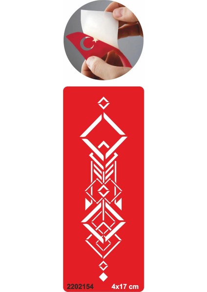 Geometrik Tribal Tattoo Geçici Dövme Şablonları Kına Kalıpları