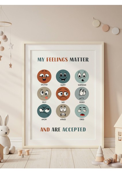 My Feelings Matter Dijital Baskı Poster V1 (Çerçevesiz)