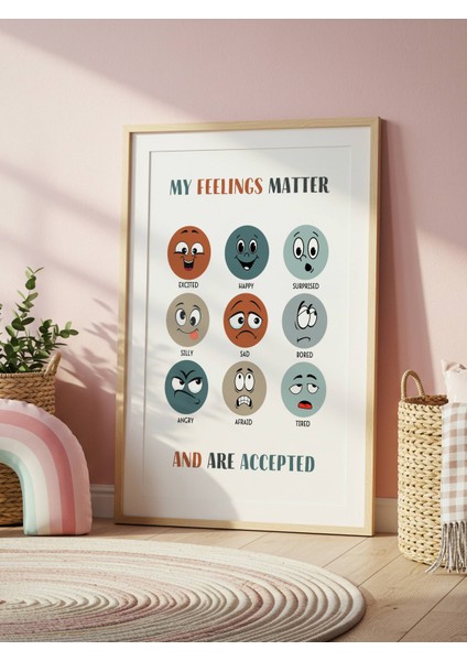 My Feelings Matter Dijital Baskı Poster V1 (Çerçevesiz) fiyatları