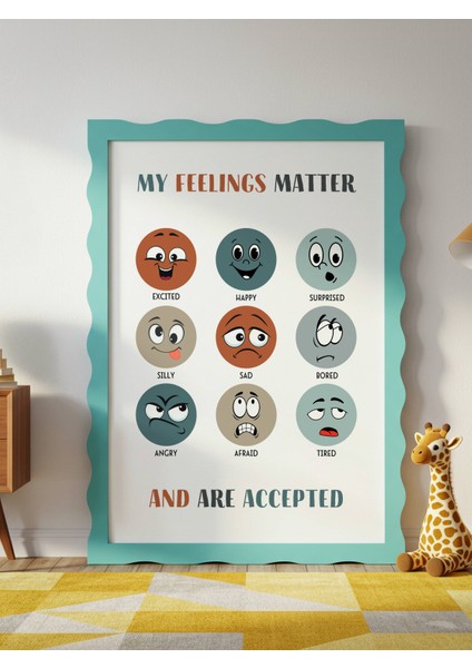 My Feelings Matter Dijital Baskı Poster V1 (Çerçevesiz) modelleri