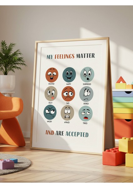 My Feelings Matter Dijital Baskı Poster V1 (Çerçevesiz) fırsatları