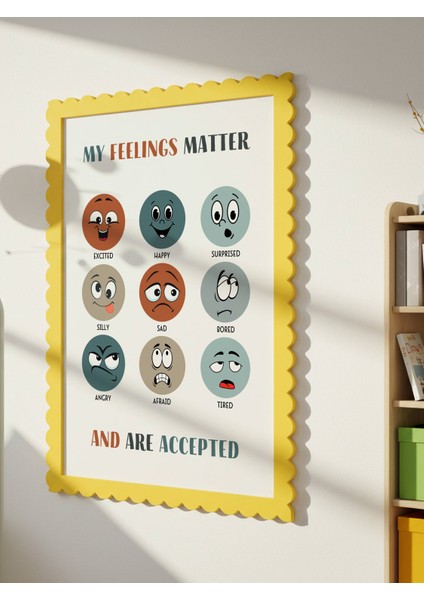 My Feelings Matter Dijital Baskı Poster V1 (Çerçevesiz)