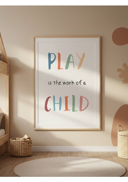 Play Child Dijital Baskı Poster V1 (Çerçevesiz)