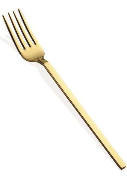 Carre Titanyum Gold 6'lı Tatlı Çatal