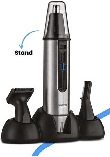 Star GM-7138 Kişisel Bakım Seti Kablosuz Kullanım 45 dk Süreli Siyah Renk