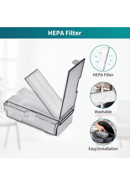 Roborock Için Aksesuar Kiti S8 S8 S8+ S8 Plus S8 Pro Ultra Robot Vakum Çift Ana Fırça Yan Fırça Hepa Filtre Mop Kumaşları (Yurt Dışından) modelleri