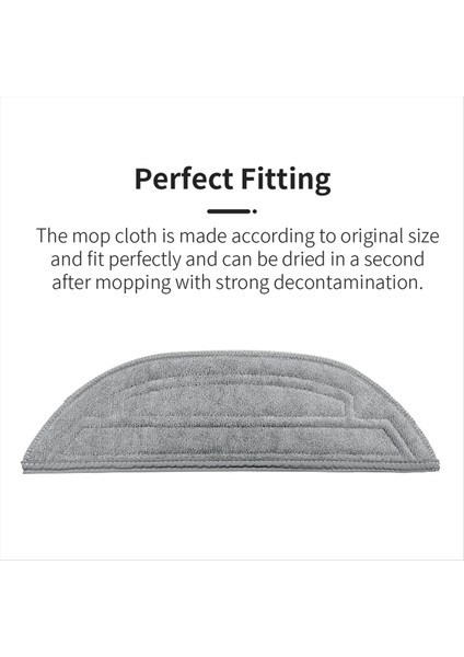 8pcs Roborock S8 Maxv ULTRA/G20S/S8PRO Maxv Robot Vakum Mikrofiber Kumalı Bez Aksesuarları (Yurt Dışından) fiyatları