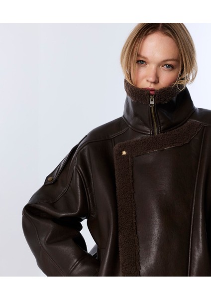 SUNİ KÜRK MIX OVERSIZE MONT TW6250012244074 modelleri