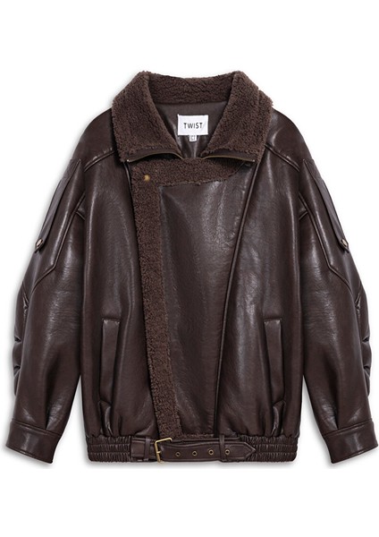 SUNİ KÜRK MIX OVERSIZE MONT TW6250012244074 indirimleri