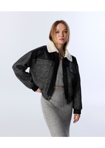 KUMAŞ MIX COLORBLOCK CEKET TW6250005092036 fiyatları