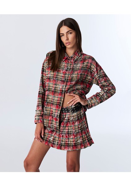 KEMERLİ EKOSE DESEN ETEK TW6250004139034 modelleri