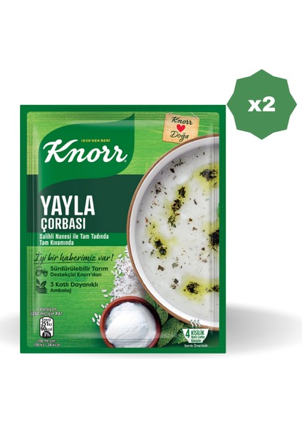 Yayla Çorbası - (2 Adet)