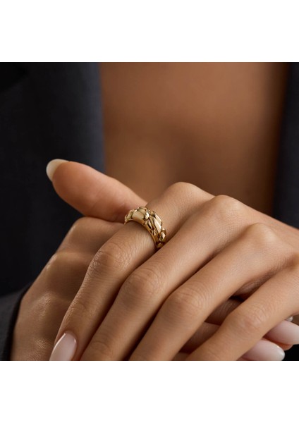 Minimal Glow 14 Ayar Altın Yüzük